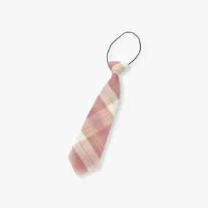 핑크자동 타이 교복스타일 여성 체크형 스쿨룩넥타이