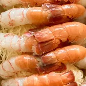 남해안 손질 딱새우회 150g 20미 급냉 후 출고