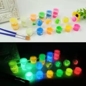 3mlx6구 야광 아크릴물감 4호 (1봉 묶음)