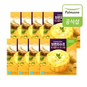 풀무원 브런치수프 트리플치즈 콘 크림 180g  x 8봉