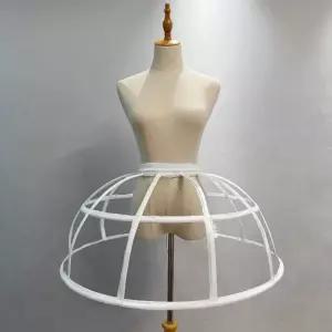퍼지는 와이어 뼈대 프레임 패티코트 속치마