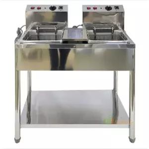 [에스이랜드]전기튀김기 MR-704 (스텐,2구) WL-1594