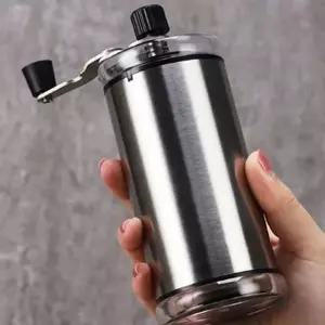 수동 원두분쇄기 캠핑용 커피그라인더 휴대용 핸드 스테인리스