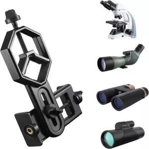 앰블리 스마트폰 망원경 어댑터 마운트 호환 스코프 등과 쌍안경 가능 삼성 스포팅 범용 현미경용 단안경