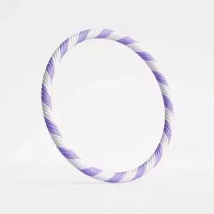 두꺼운 훌라 후프 다이어트 허리 복부 꽈배기 지압 뱃살 초보용 홈트 디지털 보라