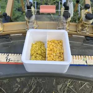 투인원 떡밥그릇 민물 낚시 떡밥통 미끼 밑밥 통 그릇 붕어 중층