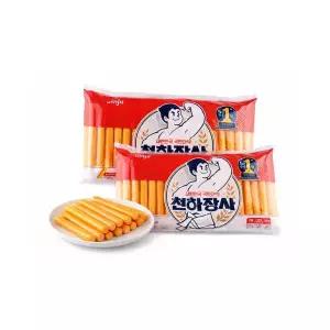 천하장사 오리지널 미니 소시지 2010g(15g x 67개 x 2세트)간식 안주 간편식 사무실 학교 가정 캠핑 디저트
