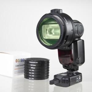 SMDV 플립 플래시 색온도 필터 V1 PRO 용 자기 흡착 색상 일치 어댑터 링 V860III