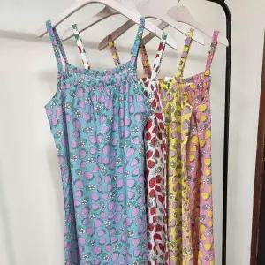 인견 원단 여름 나시형 잠옷 원피스 홈웨어