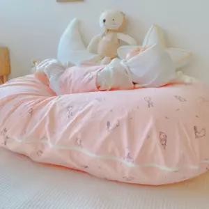 제이앤제나 신생아 역류방지 수유 쿠션 래빗 핑크 9도