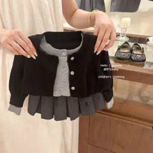 투피스 정장스타일 코디 겨울 4800 수입아동복