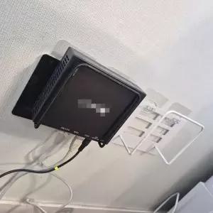 [골드스마일]공유기 정리함 거치대 박스 셋톱박스 욕실