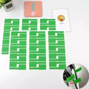 케이블 전선 ZF 그린 네임택 30P 부착 이름표 스티커