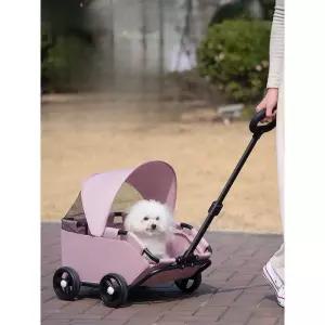 분리형 카트 원터치 애묘 강아지유모차 웨건 그린
