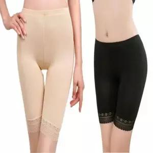 여성 인견 레이스 5부 속치마 레깅스 반바지 내의