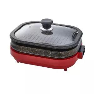[셀러허브][해마루] 코 스트코 해마루 타니 쿡 멀티 쿠커 전골 그릴팬 RSF-1212 레드 (S44295608)