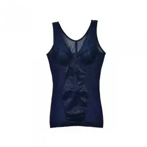 B컵 체형 보정 네이비 지퍼 여성 올인원 보정속옷 치마형 지퍼