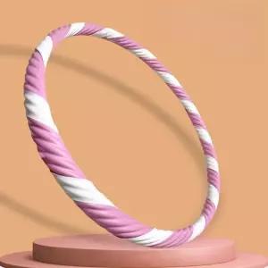 꽈배기 훌라후프 실라후프 나사형 복부지압 퍼플화이트 85cm 허리운동 kg 뱃