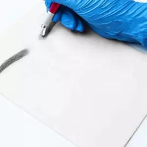 [에스에스_62]반영구 타투 눈썹 연습용고무판 연습용()