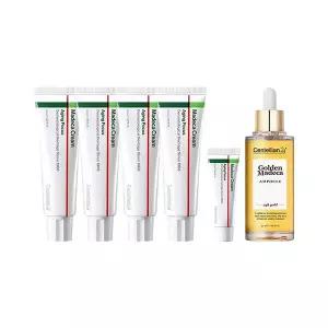 동국제약 마데카크림 시즌8 에이징 포커스 50ml x4 + 15ml + 골든 앰플 50ml