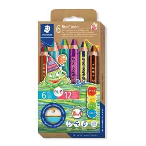 스테들러 노리스 주니어 듀오 색연필 6색 세트