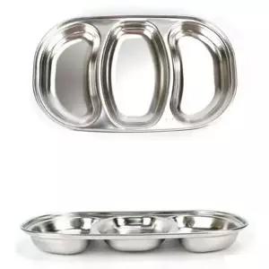 [골드스마일]스텐 식판 아동 식판 어린이 3구 반찬 유아 접시 어린이3구식판