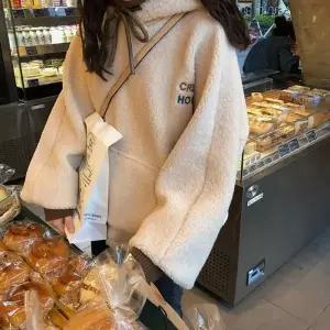 TBZ VIDS-SS1207 레이어드 후리스 후드티