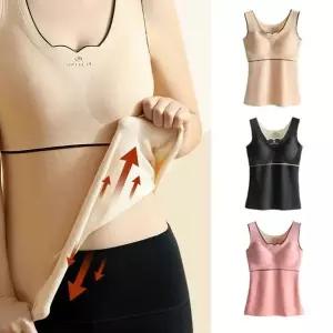 발열 슬림 와이어리스 기모 나시 브라탑 내의