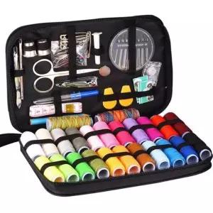 [콩심팥심]TBZ 바느질상자 휴대용 여행 자수 바늘 가위 눈금자 재봉