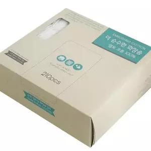 [셀러허브][에스에스_62]코튼화장솜 엠보싱 클렌징 순면100% 210매 (S46506932)