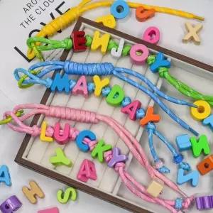 컬러 장식소품 CNS 트렌드 인기 알파벳 액세서리 파츠 실내화 비즈공예재료 신발악세서리 신발 신발