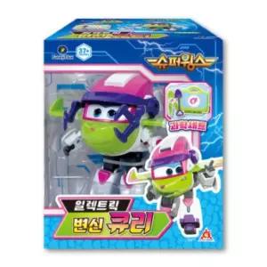 슈퍼윙스 변신 큐리 유아 로봇 4세 크리스마스 선물 BNA