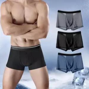 남성용 쿨팬티 아이스 쿨링 속옷 초경량 신축성 팬티