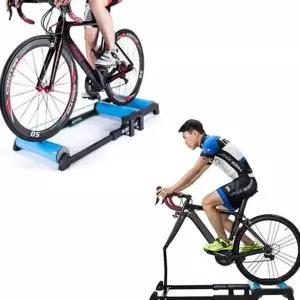 자전거 롤러 트레이너 고정식 자전거 롤러 실내 저소음 평로라