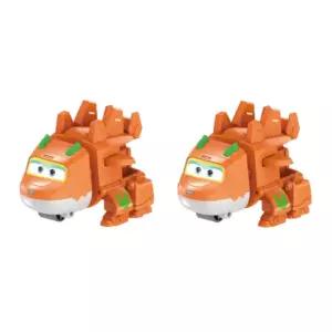 슈퍼윙스 스테코 미니 로봇 공룡 변신 남아 장난감 2P BNA