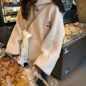 TBZ VIDS-SS1207 레이어드 후리스 후드티