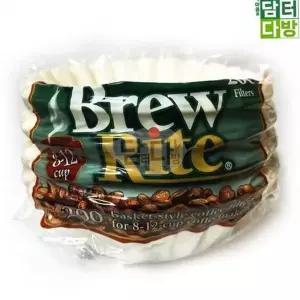 브루잉 커피 여과지 드립 커피 필터지 200매 원형 종이 핸드드립필터