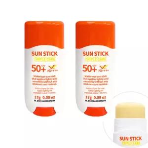 W피부연구소 자외선 차단제 휴대용 선크림 트리플케어 선스틱 17g X2개