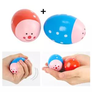 유아 촉감 오감놀이 귀여운 에그쉐이커 장난감 악기완구 쉐이크 흔드는악기