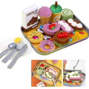 3살 4살선물 소꿉놀이 디저트 음식모형 장난감 언어발달 가게놀이