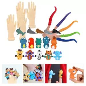 어린이집교구 소근육 언어발달 손가락인형 장난감 상상력자극 손인형
