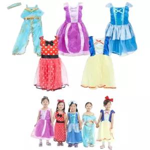 키즈카페 어린이집 생일파티 여아원피스 set 역할놀이옷 공주원피스