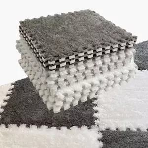 [베스트TOP100]푹신한 극세사 퍼즐매트 10개세트 반려동물 애견매트