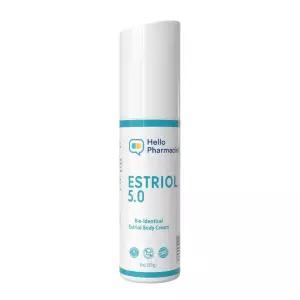 HelloPharmacist 내추럴 바이오아이덴티컬 에스트리올 5.0  프로페셔널 크림 3온스