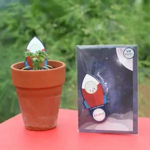 4개 우주 방울토마토 씨앗카드 스틱 메세지 메모 편지 과일 화분가꾸기 키우기