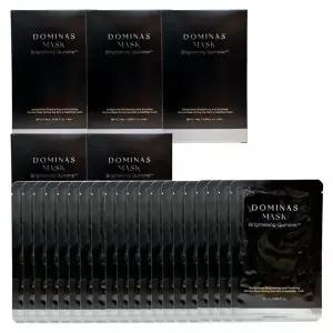 [셀러허브]도미나스 마스크팩 5박스 28ml 20회분 브라이트닝 케어 (S16680508)