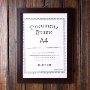 A4액자 벽걸이 사진 슬림 액자 상장액자 허가증 A4 졸업장