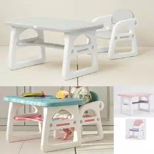 간식 공부 책읽기 습관 유아책상n의자 set 책상의자세트 유치원교구 놀이의자 유치원