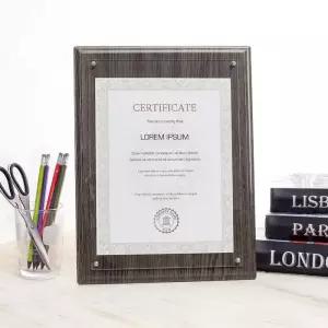 벽걸이 탁상액자 A4액자 졸업장액자 클래식 상장 수료증 액자(A4) 허가증