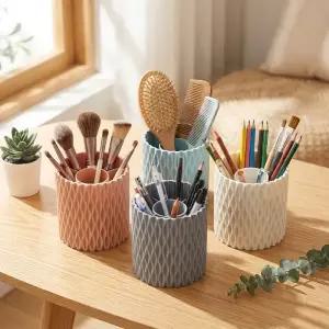 꽂이 화장대 통 다용도 펜슬 빗 수납 정리함 브러쉬
